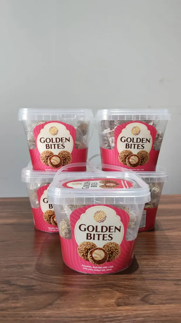 علب Golden Bites بالسمسم